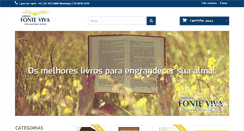 Desktop Screenshot of fonteviva.com.br