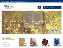 Tablet Screenshot of fonteviva.com.br